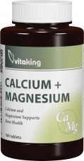Vitaking Calcium+Magnesium 500mg/250mg (100) tabletta