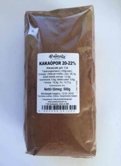 Paleolit Kakaópor 20-22% Alkalizált 500g holland típusú