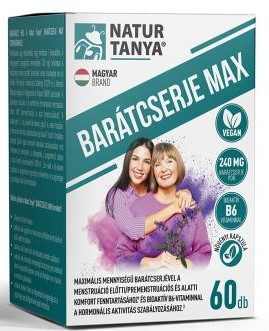 Natur Tanya® Barátcserje Max 240mg 60db kapszula, bioaktív B6-vitaminnal