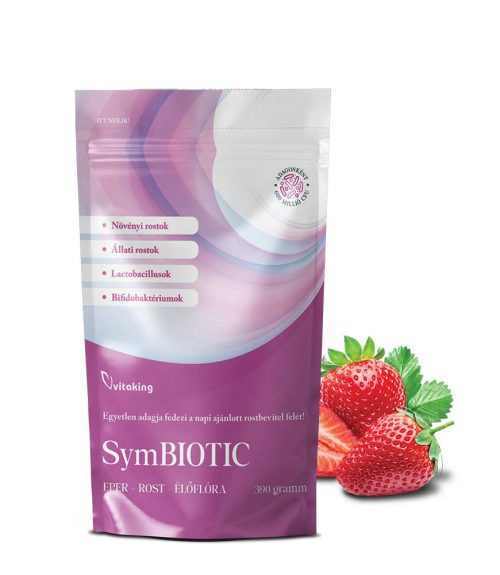 Vitaking SymBIOTIC 390g élQflórát és élelmi rostokat tartalmazó italpor