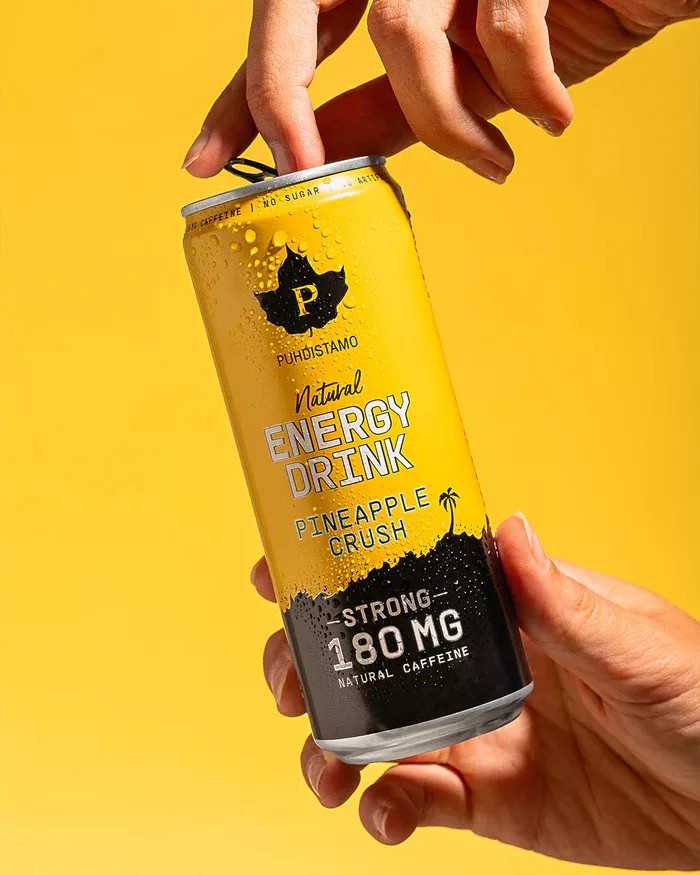 Puhdistamo Natural energy 330ml ananász ízq természetes energiaital DRS - Image 3