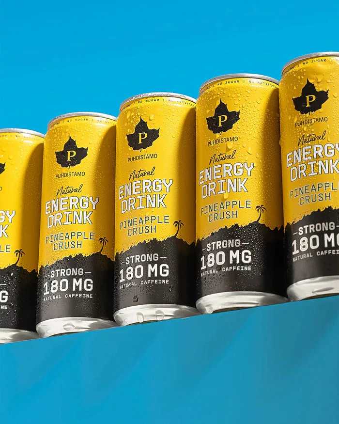 Puhdistamo Natural energy 330ml ananász ízq természetes energiaital DRS - Image 4