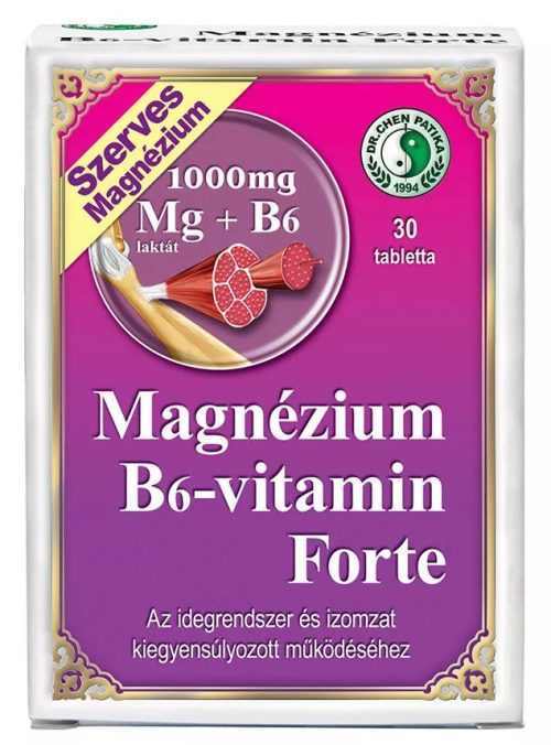 Dr. Chen Magnézium B6 vitamin Forte 30db tabletta