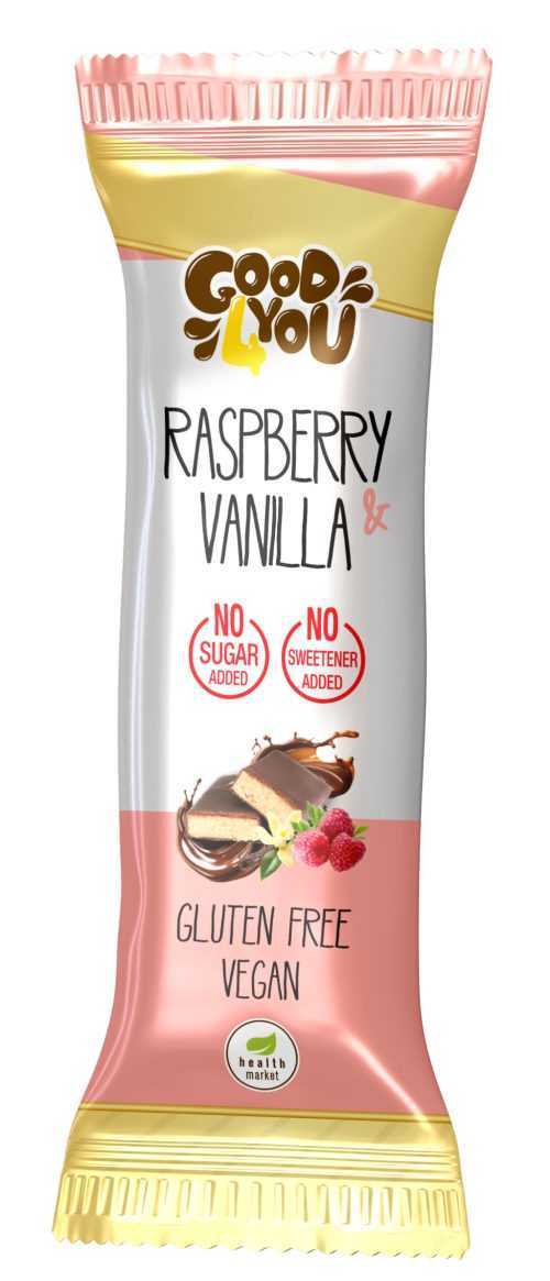 Good4You Vanília ízq málnás szelet 25g Paspberry Vanilla