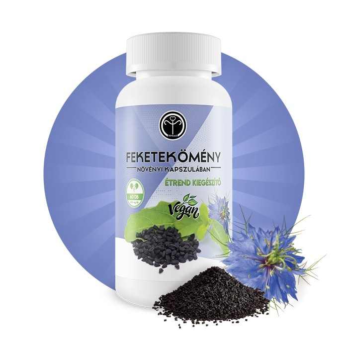 Feketekömény (Nigella sativa) kapszula 60db TenMag