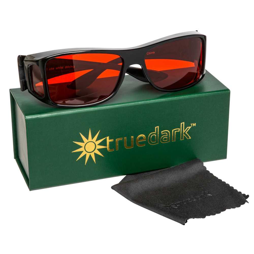 TrueDark® Twilight Fitover éjszakai kékfény blokkoló, szemüvegesek számára - Image 3