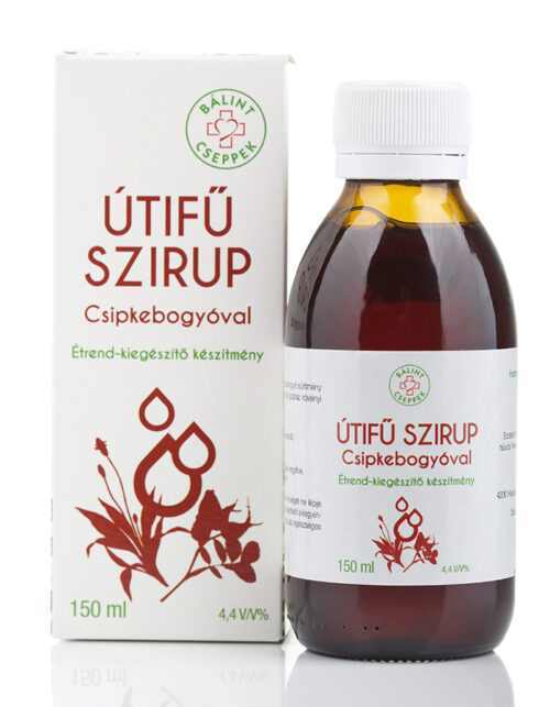 Bálint Cseppek Útifq szirup 150ml (csipkebogyóval)