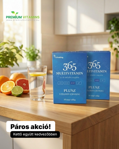 „Vitaking 365 Plusz multivitamin 2 db csomag – napi vitamintámogatás”