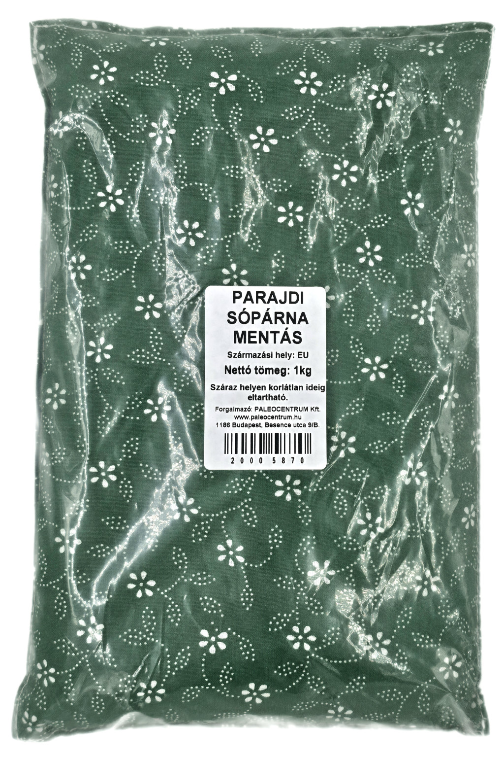 Sópárna mentás 1kg Parajdi 16x24cm