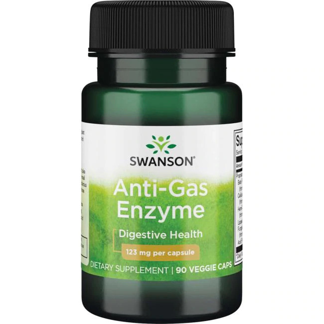 Swanson Anti-Gas Enzyme 90 kapszula emésztést segítő, "gázok elleni" enzim