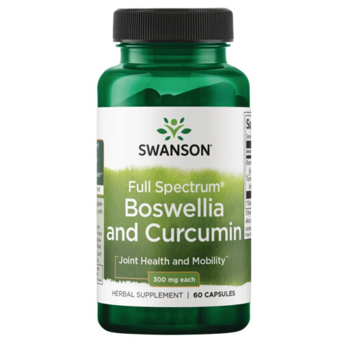 Swanson Boswellia and Curcumin 300-300mg 60 kapszula