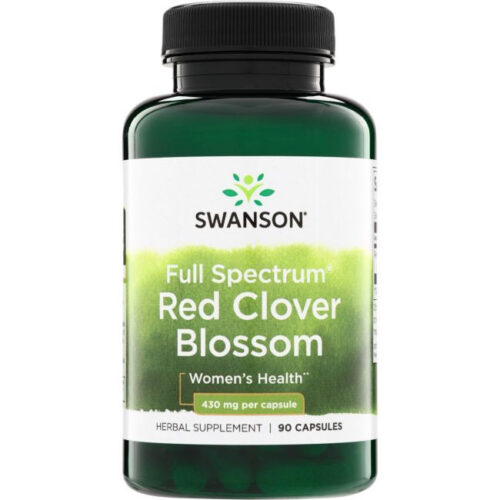 Swanson Red Clover Blossom 430mg 90 kapszula Vöröshere virág