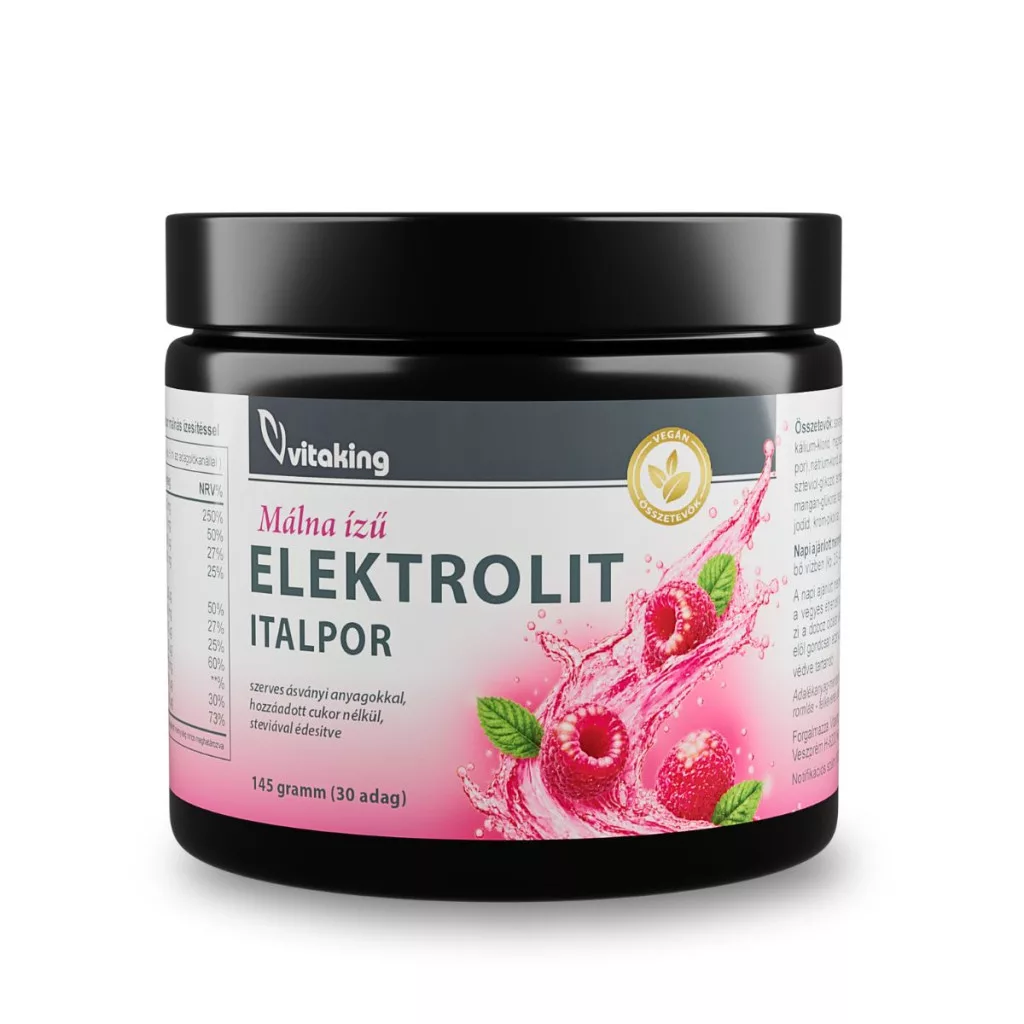 Vitaking Elektrolit Italpor Málna ízű – 30 adag - Image 3