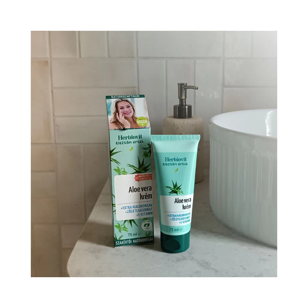Herbiovit Aloe Vera krém 75ml tubusos - Image 2