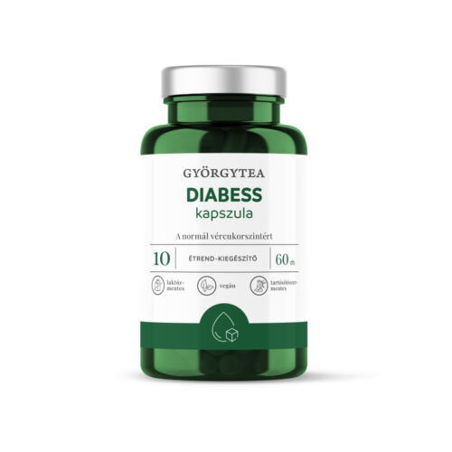 Györgytea Diabess 60db kapszula 10 A normál vércukorszintért