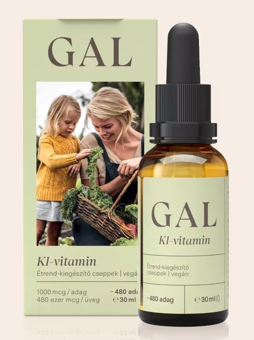 GAL K1-Vitamin 1000mcg K-vitamin ÚJ 480 adag, 30ml - Image 3