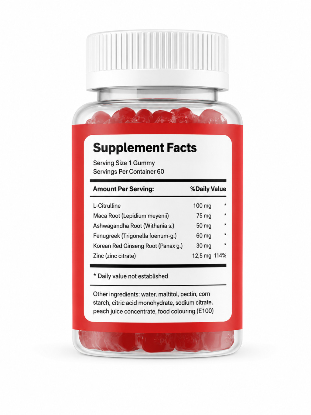 NORaWAY Libido Gummy 60 gumivitamin vitaltás férfiaknak és nőknek - Image 2