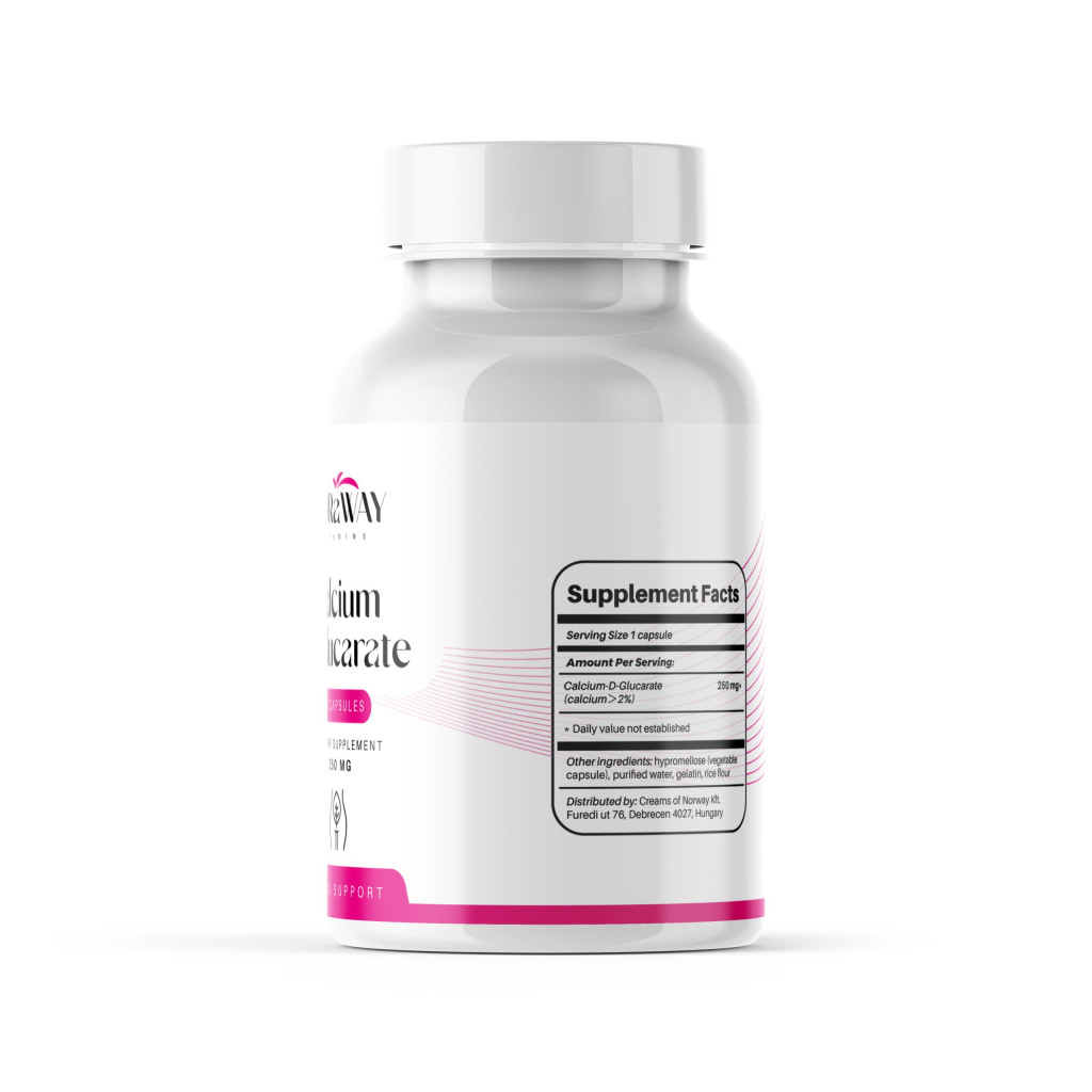 NORaWAY Cacium-D-Glucarate 250mg 60db kapszula - Image 3